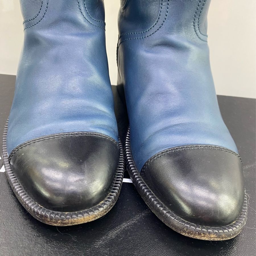 chanel Leather Long Boots-8