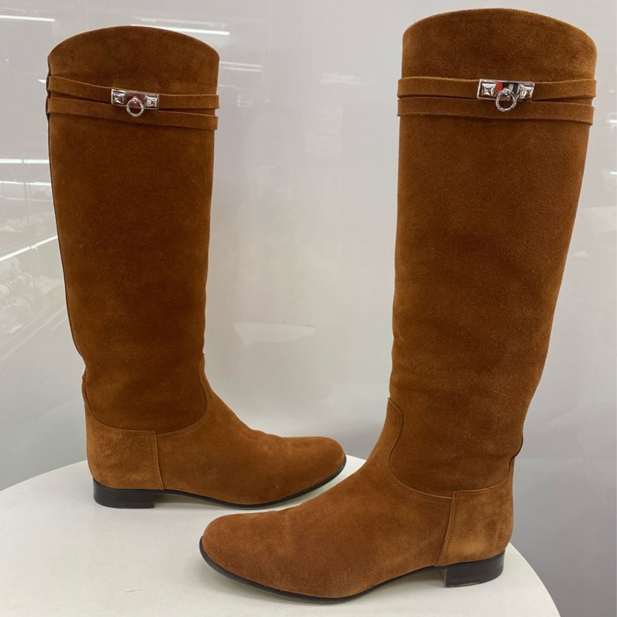 Hermès 猄皮長靴-3