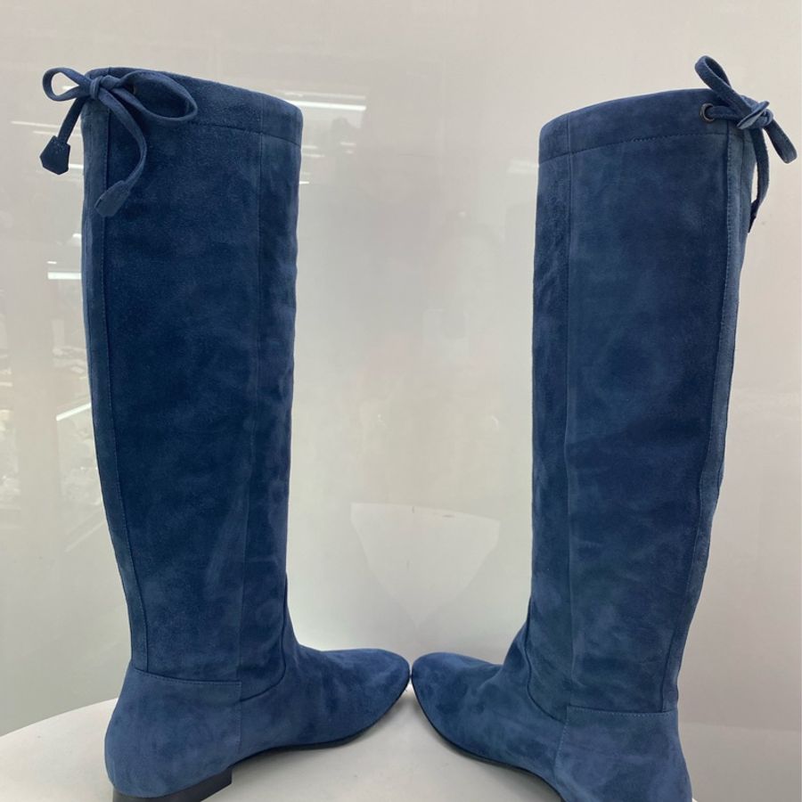 Hermès Suede Long Boots-2
