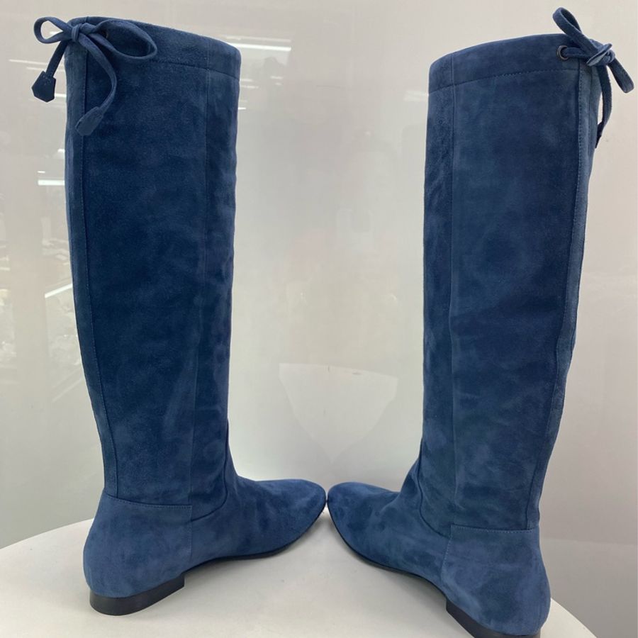 Hermès Suede Long Boots-6