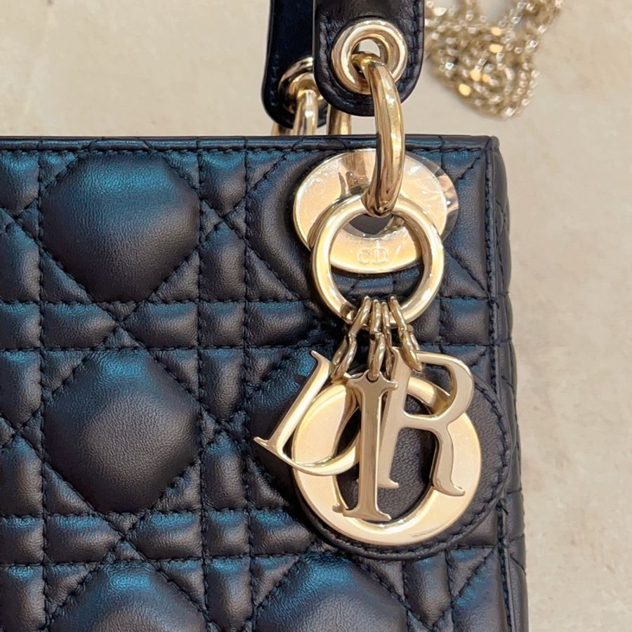 迪奧 黛妃迷你 Lady Dior 手袋-16