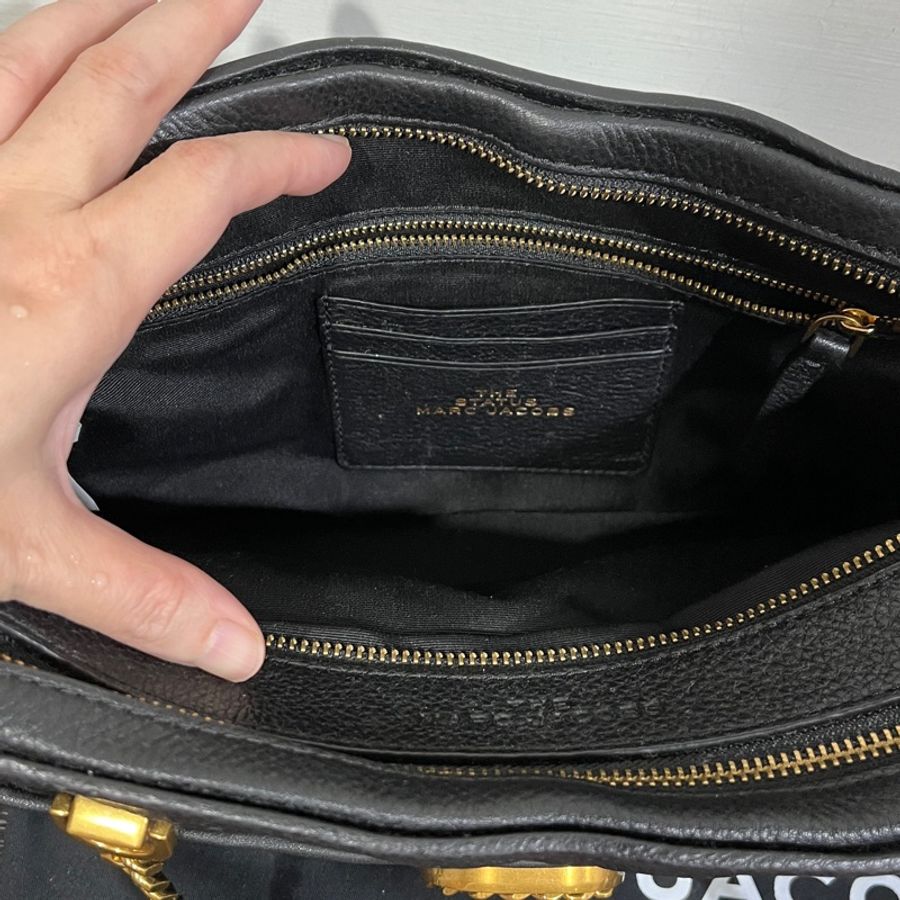 Marc jacobs 專櫃款大金釦肩背包 降價-4