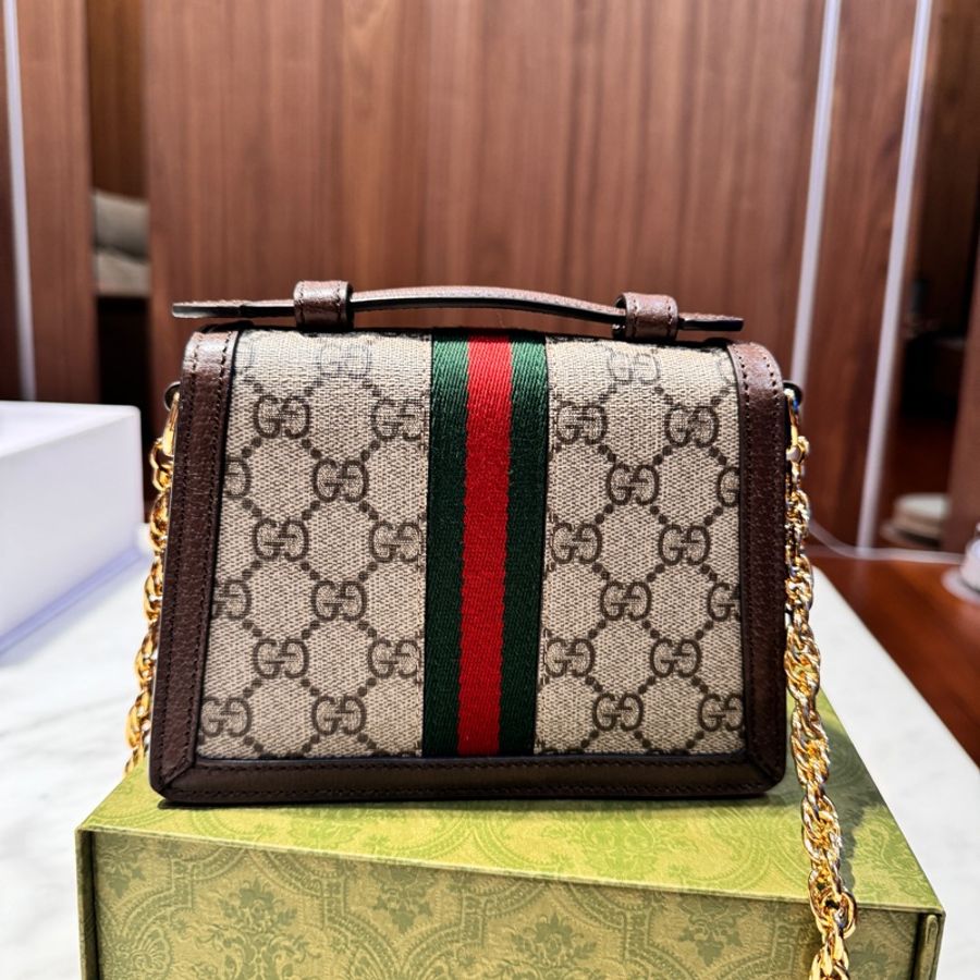 Gucci Ophidia GG 迷你肩背袋-6