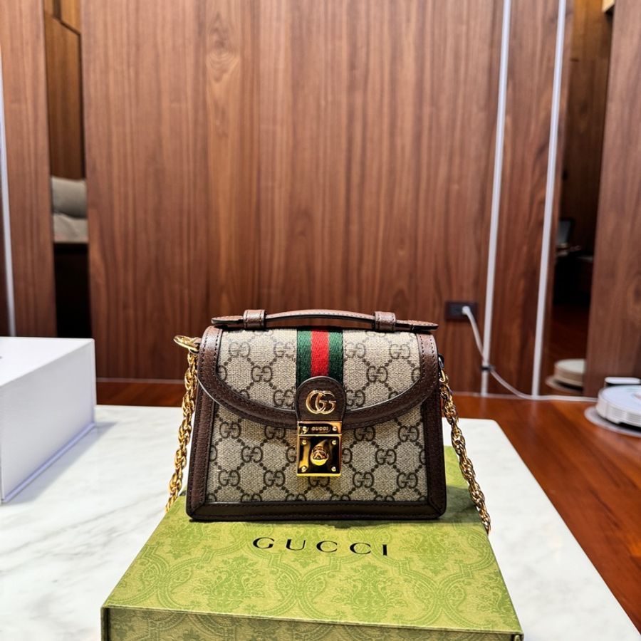 Gucci Ophidia GG 迷你肩背袋-8
