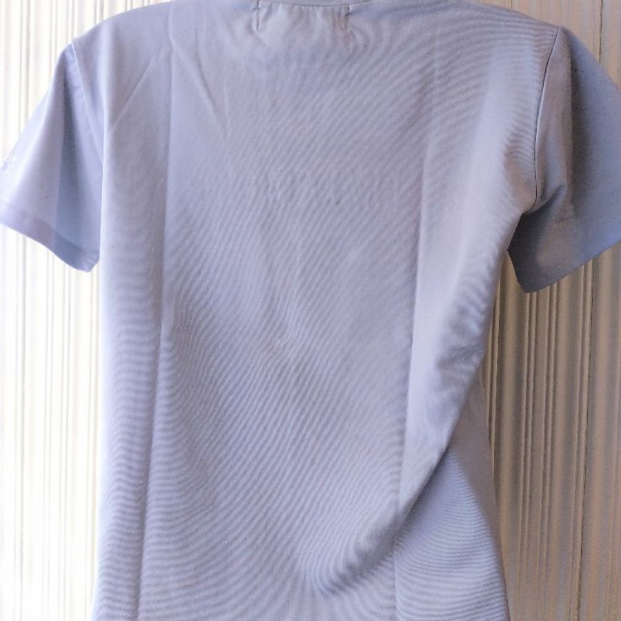 PRADA 短袖上衣 T-shirt 圓領 霧霾藍-5