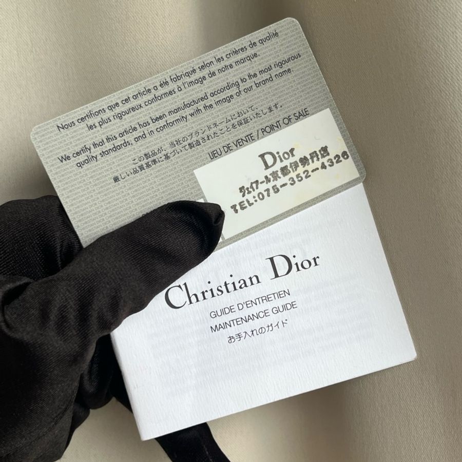 Dior 迪奧 稀有 蝴蝶結🎀手提包 滿版黑老花-29