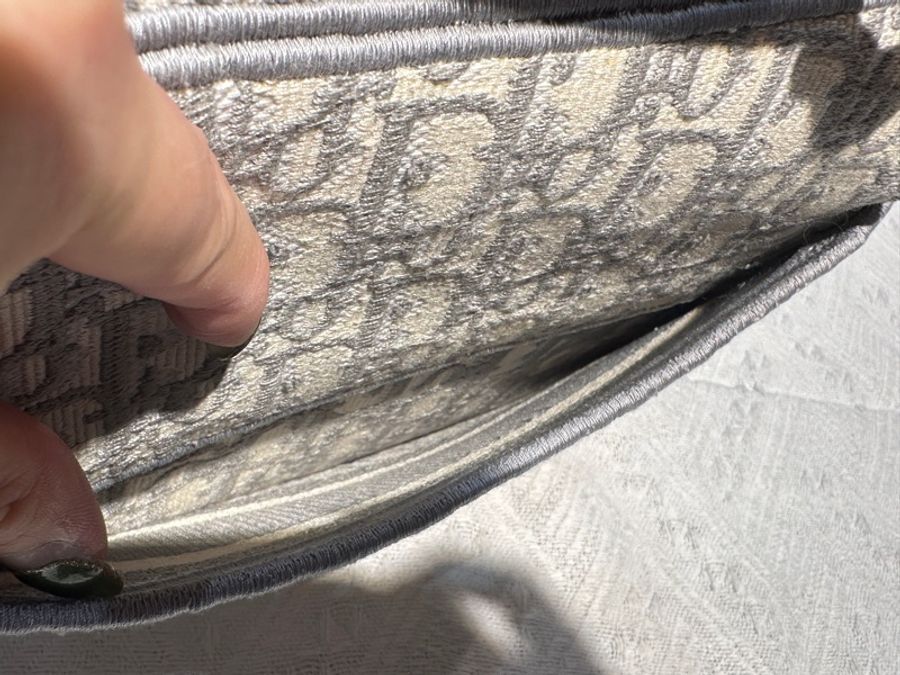 Dior Oblique Saddle Bag 迪奧灰色老花馬鞍包-16