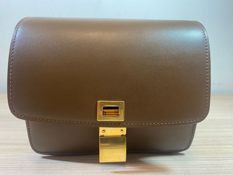 Celine Box Small 棕色-6