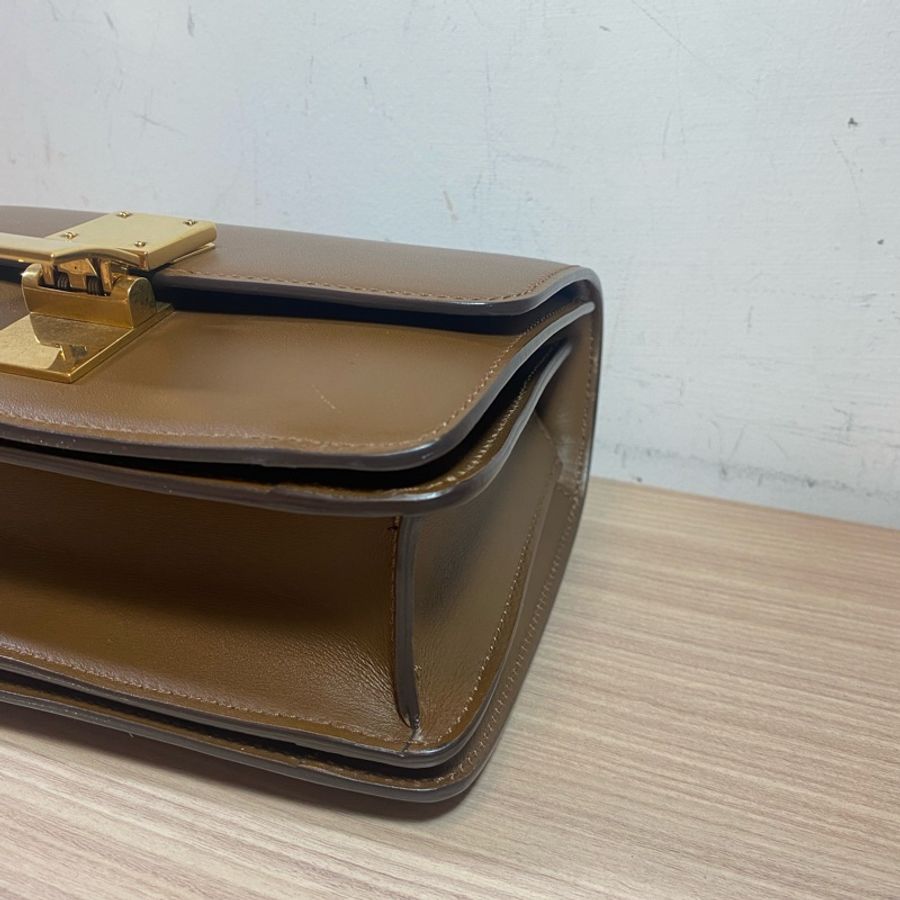 Celine Box Small 棕色-11