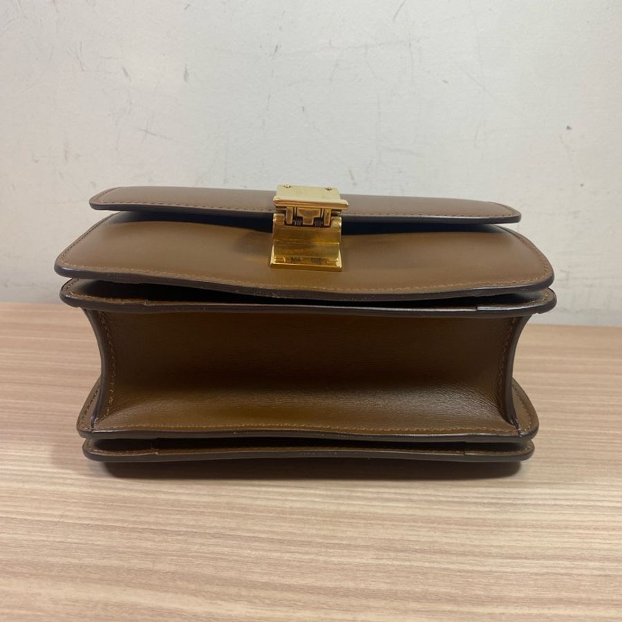 Celine Box Small 棕色-12