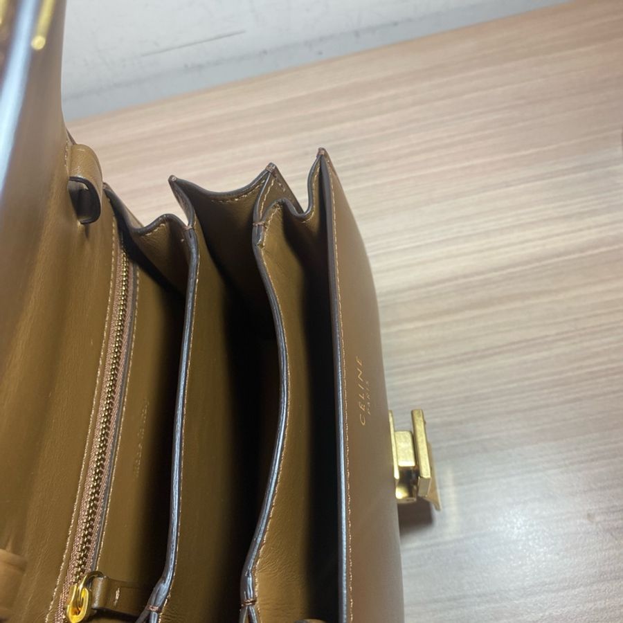 Celine Box Small 棕色-16