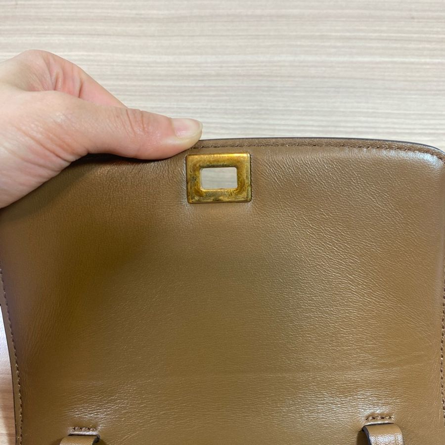 Celine Box Small 棕色-19