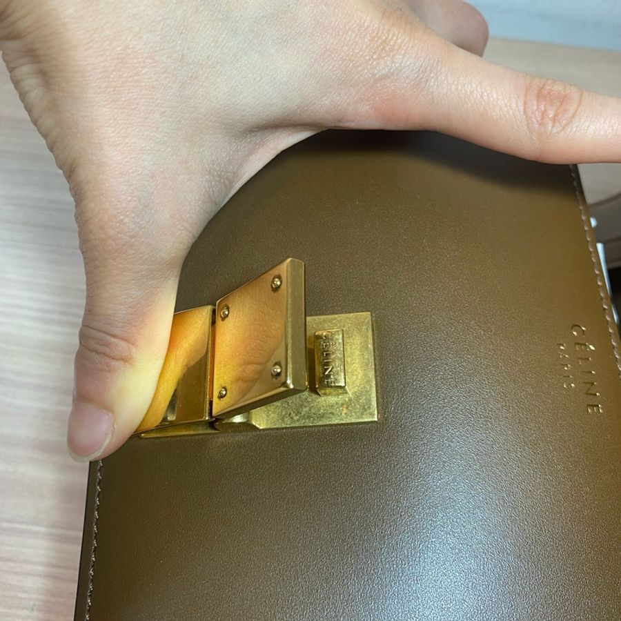 Celine Box Small 棕色-24