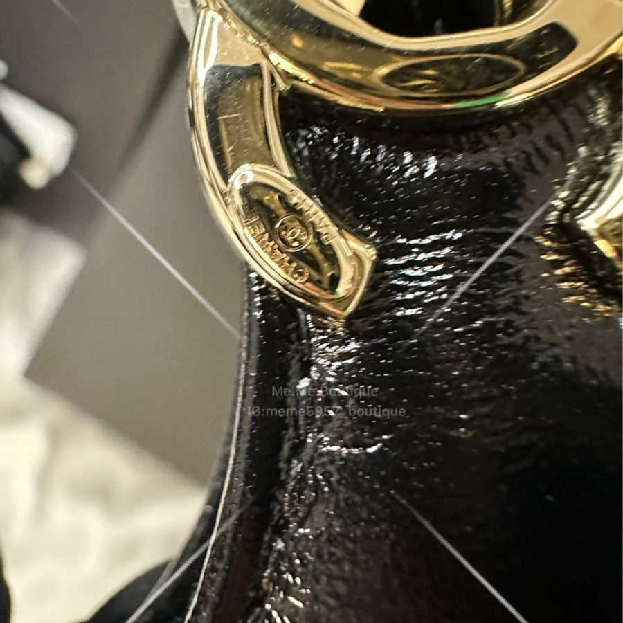 Chanel 31 bag 小號 黑色 油蠟羊皮 全新品-13