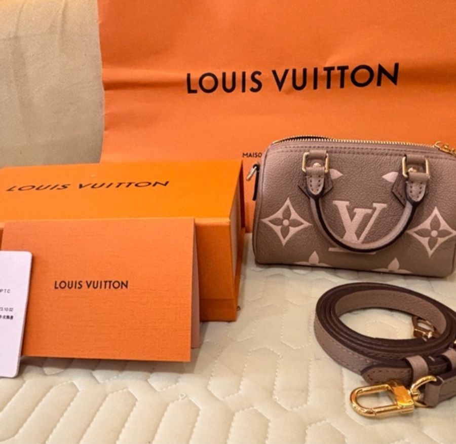 LV nano speedy 大象灰(斑鳩灰)M82890-0