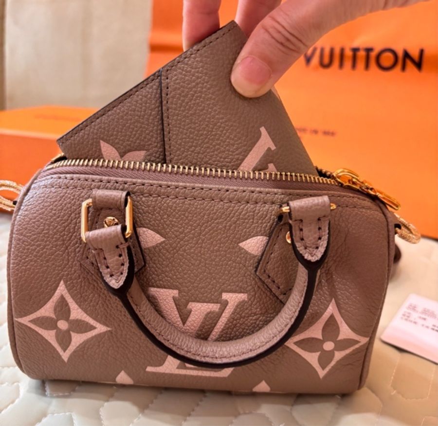 LV nano speedy 大象灰(斑鳩灰)M82890-1