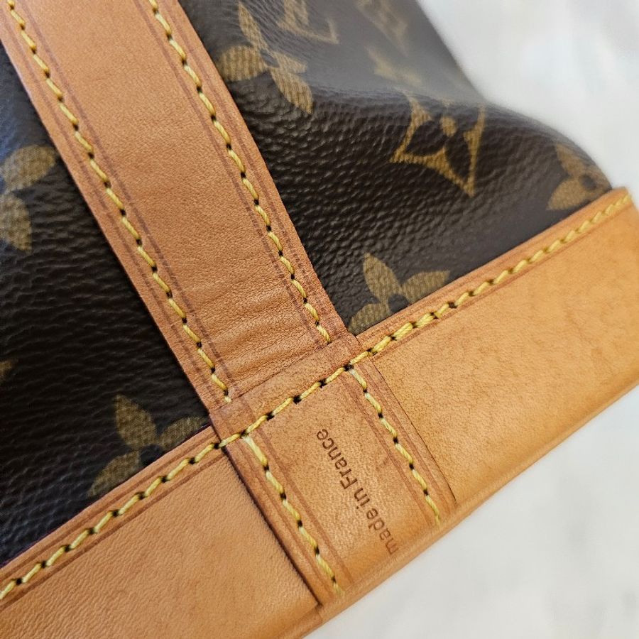 🎀👜曼蒂二手精品👜🎀Louis Vuitton LV M40817 NOE BB 水桶包 老花抽繩水桶包 斜挎包 單肩包-25