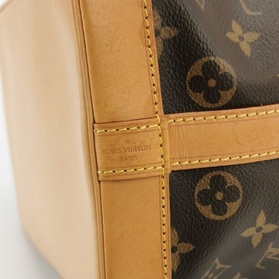 🎀👜曼蒂二手精品👜🎀Louis Vuitton LV M40817 NOE BB 水桶包 老花抽繩水桶包 斜挎包 單肩包-8