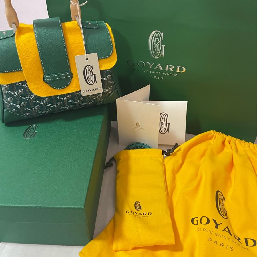 GOYARD Saigon mini bag(green)-8
