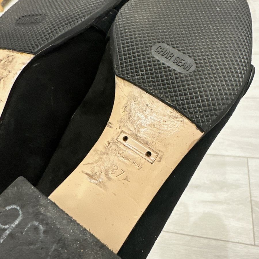 GUCCI經典款流蘇GG麂皮低跟樂福鞋loafer-10