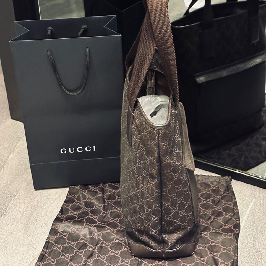Gucci老花托特棕色小號🤎超經典老花🤎-3