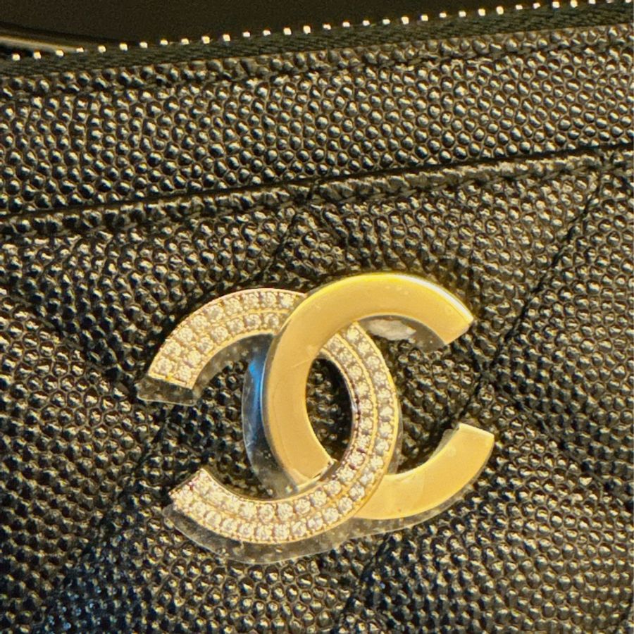 CHANEL 24B 鑽扣卡包/皮夾-7