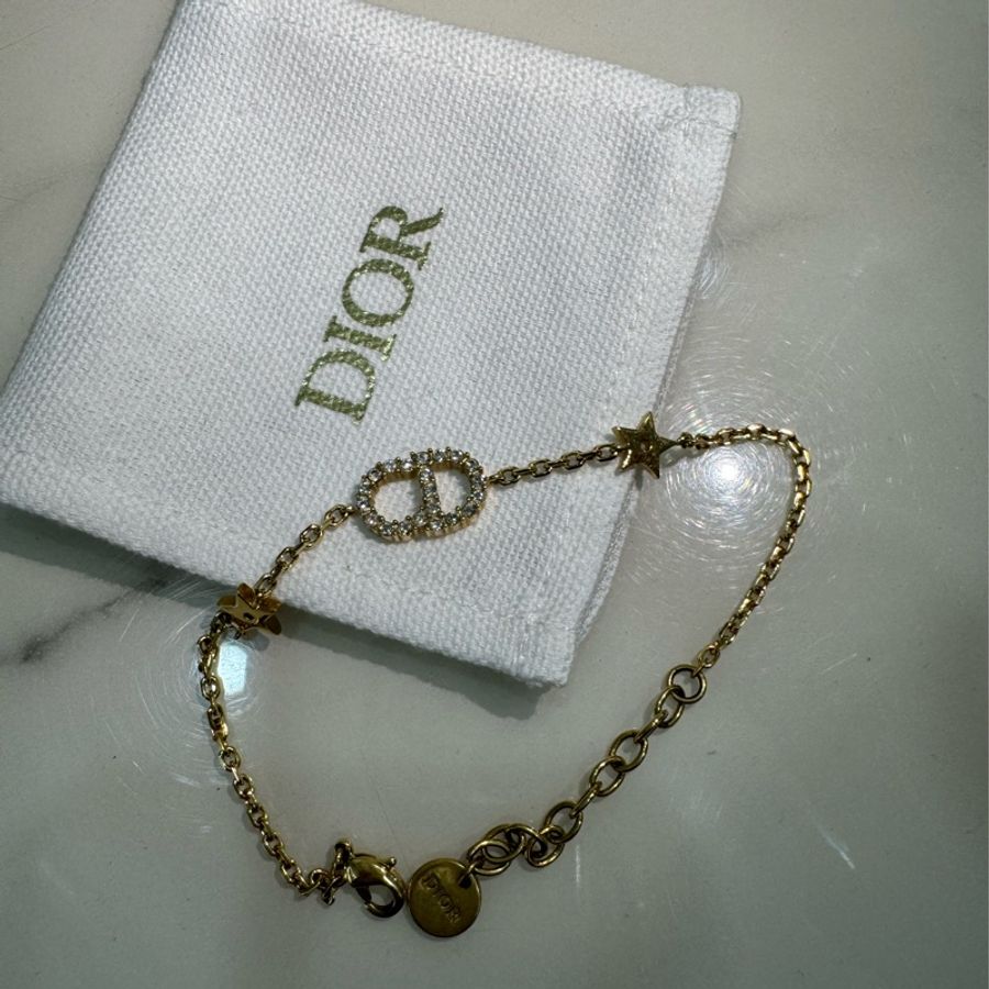 Dior CD鑽星星手鍊-3