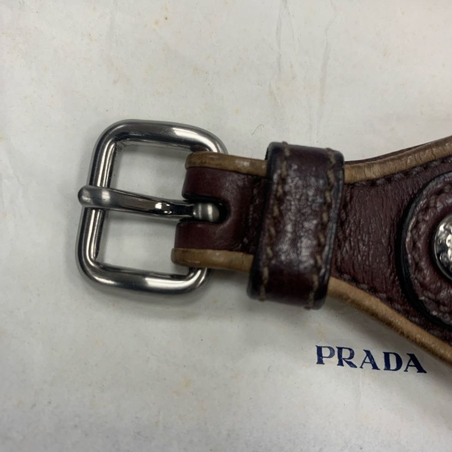 Prada 皮手環-3