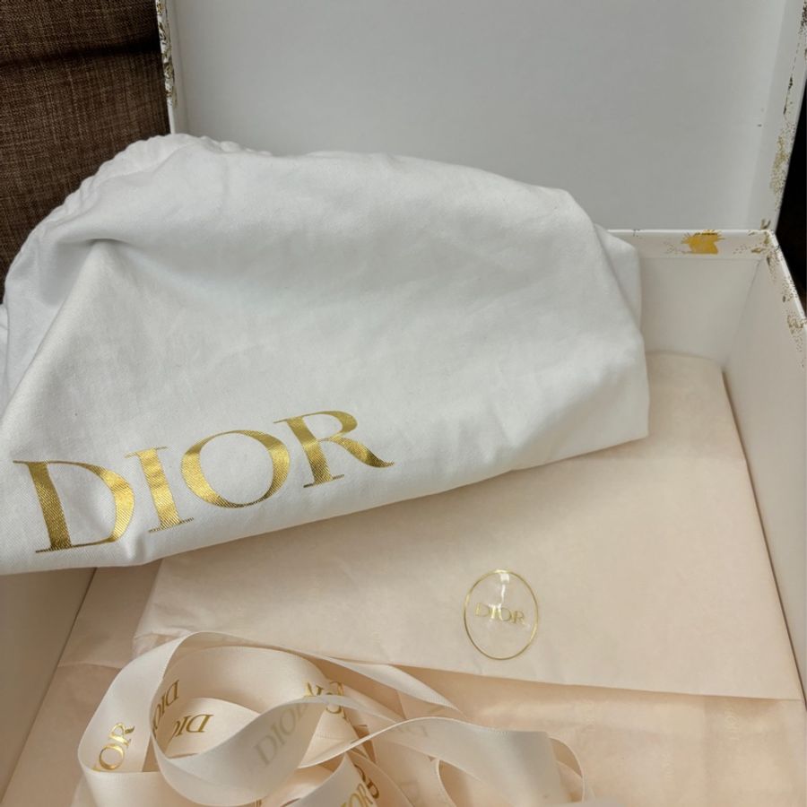 Dior Teddy-D 寬檐漁夫帽連面紗 網狀漁夫帽（高雄漢神購入）-5