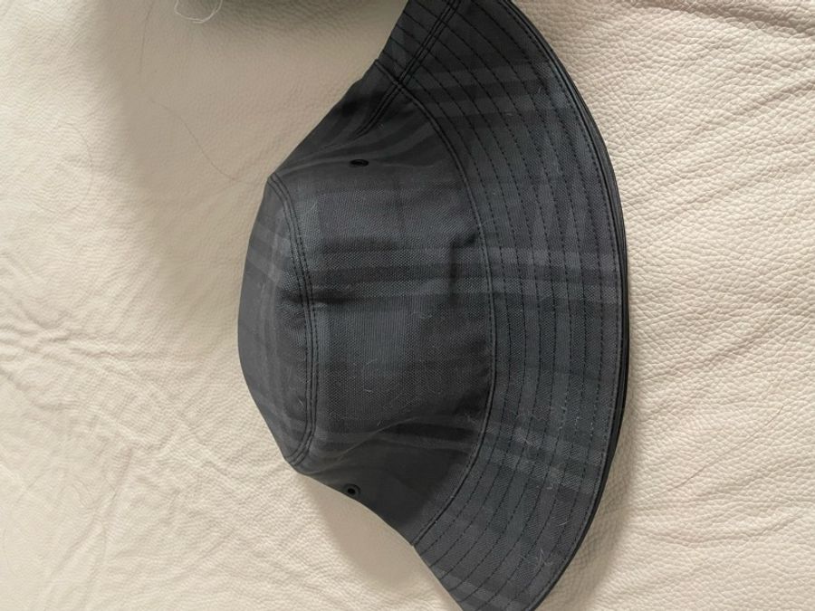 Burberry 菱格紋logo紳士帽 s號-9