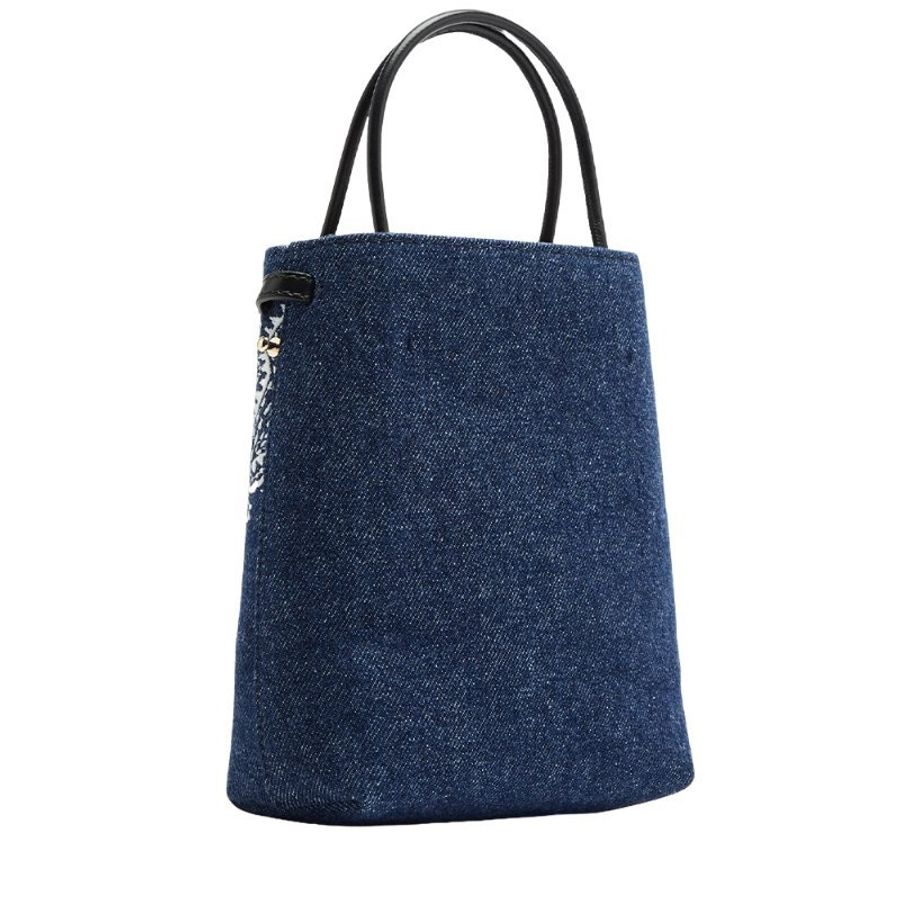 Chloe Denim Micro Sense In Blue Crossbody Bag for Women in Blue (CHC24UP873N28-45D)-2