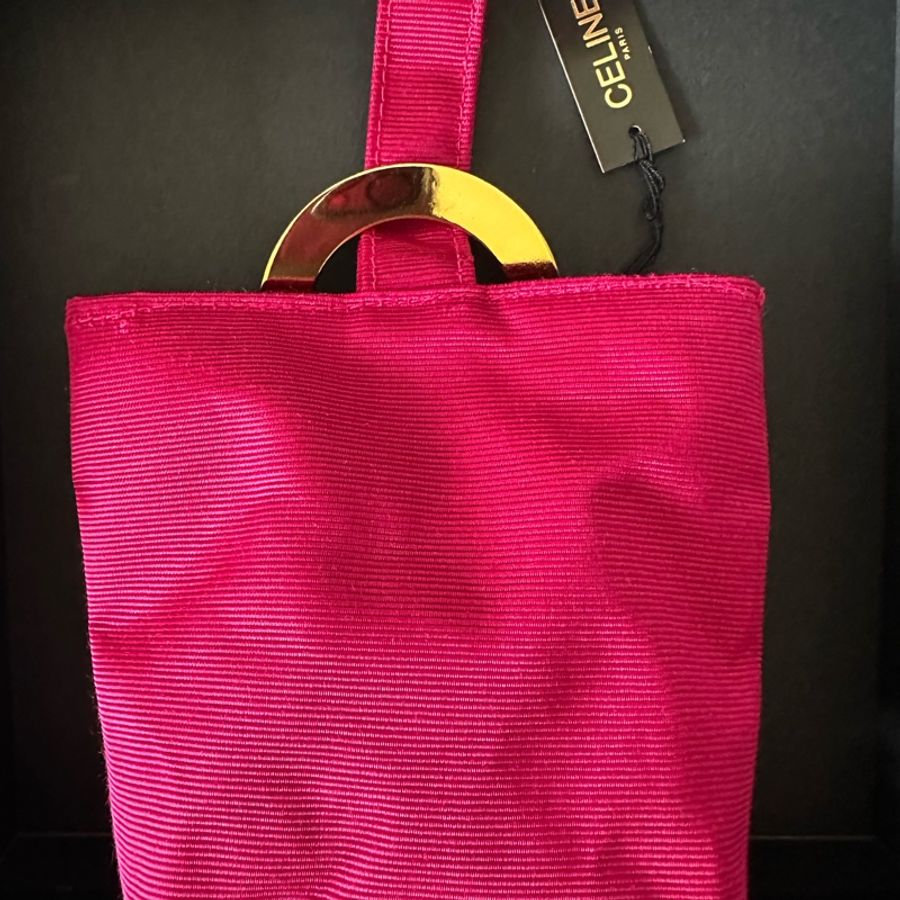 Vintage Celine 金圈手拿袋-2