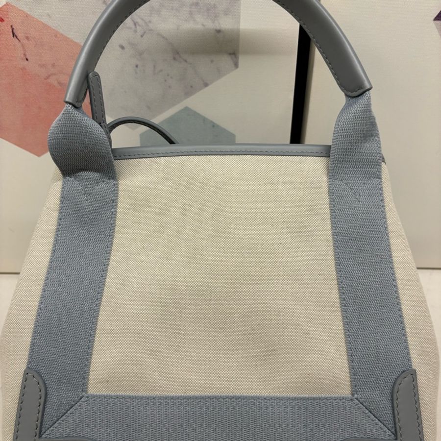 Balenciaga巴黎世家 navy cabas 小號 霧霾藍 托特包-1