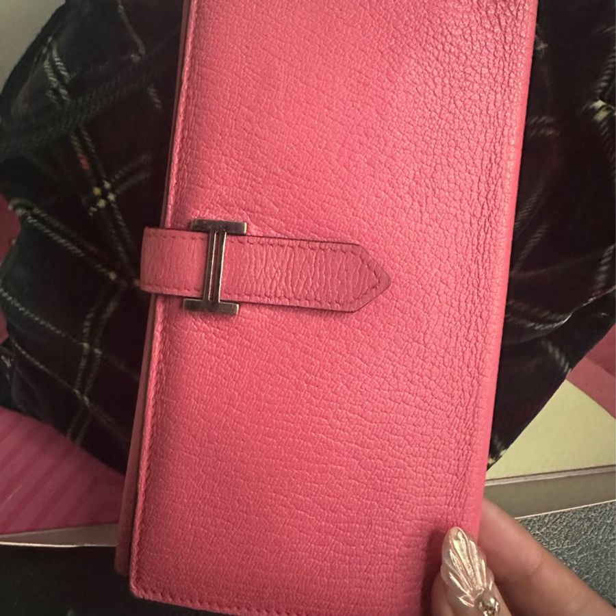 Hermès 愛馬仕H扣長夾 可裝超多卡 ❤️-5