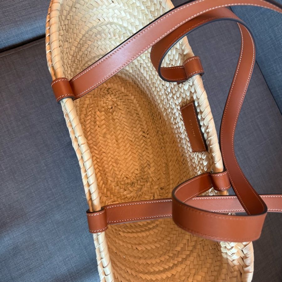 Celine 藤袋 托特包 tote-2