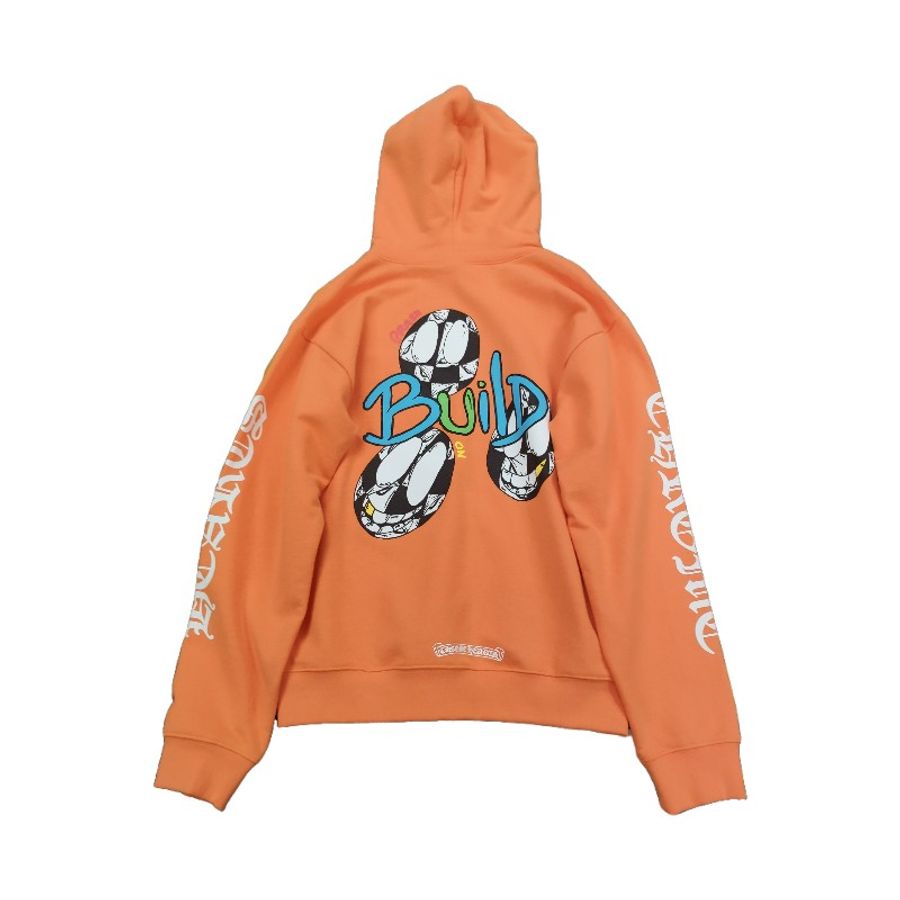 ChromeHearts克羅心matty boy 橘色帽衫-4