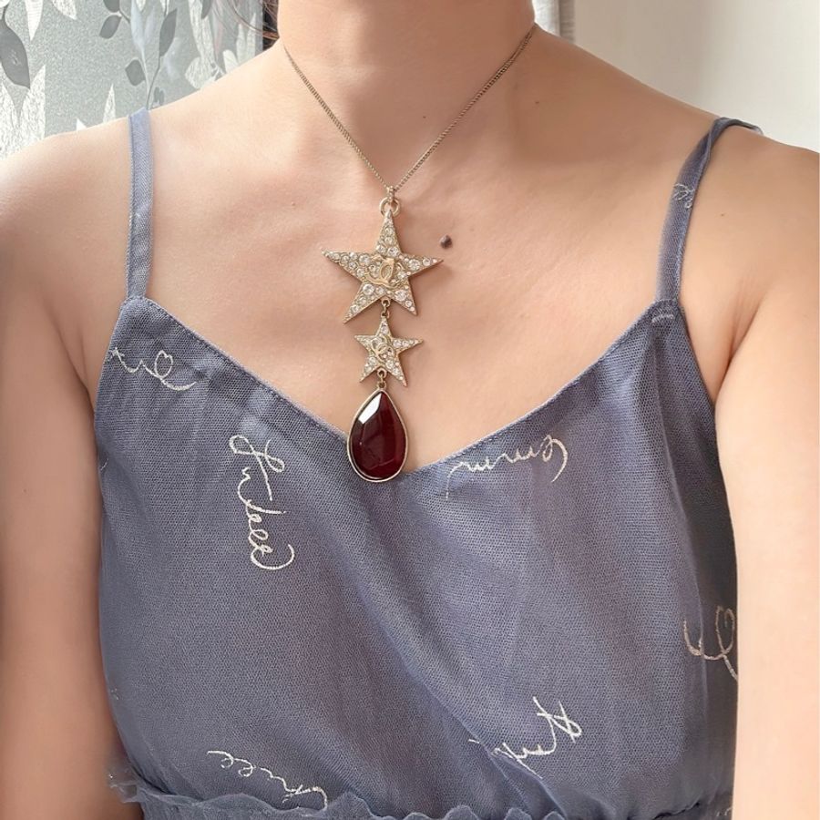 🩷🩷特價🩷🩷CHANEL Star Ruby Necklace-1