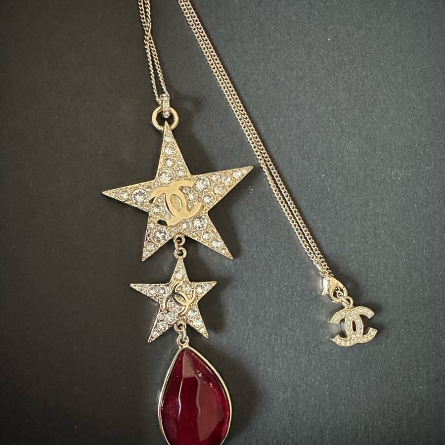🩷🩷特價🩷🩷CHANEL Star Ruby Necklace-6