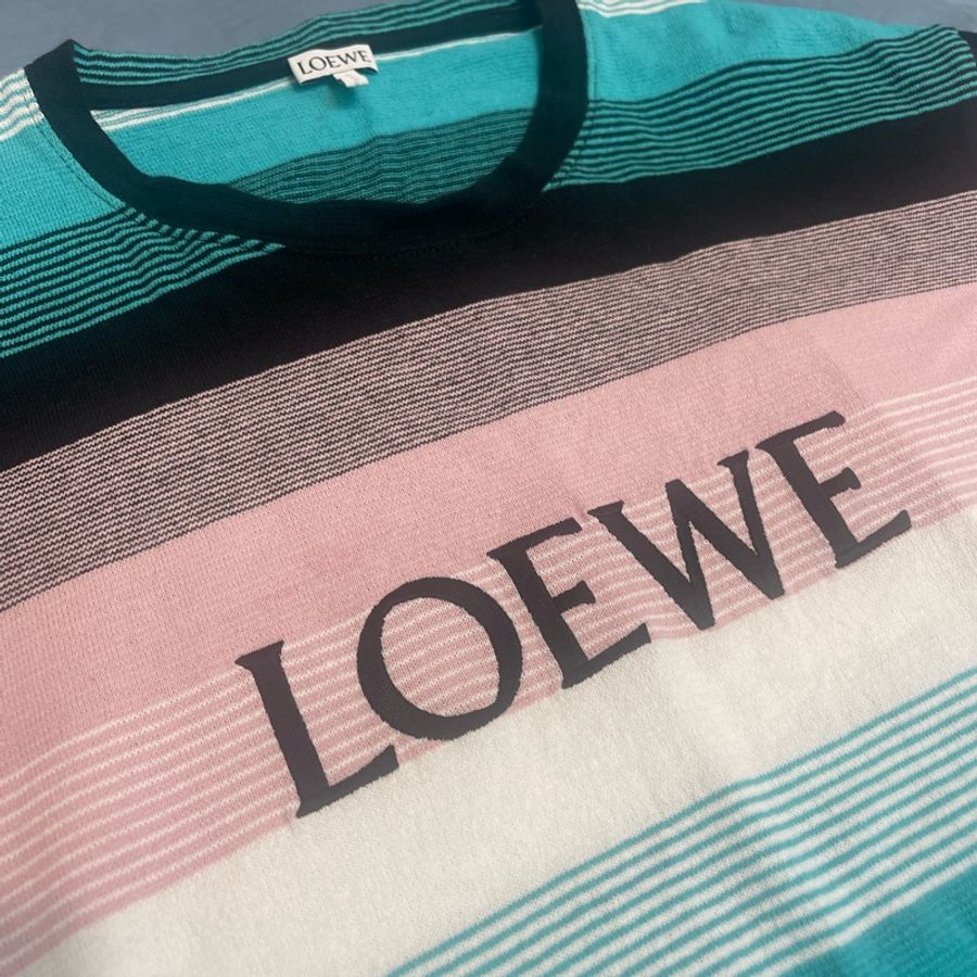 LOEWE T-SHIRT 條紋LOGO-1