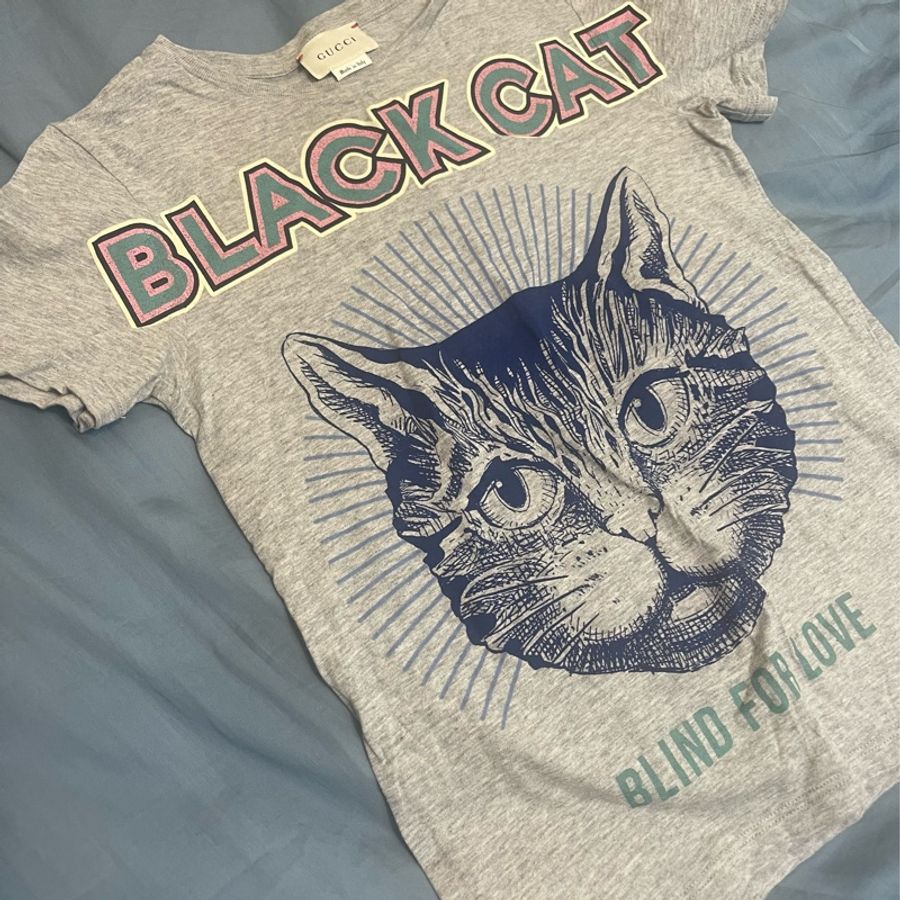 GUCCI T-SHIRT 精品T恤 女童尺寸 貓-0