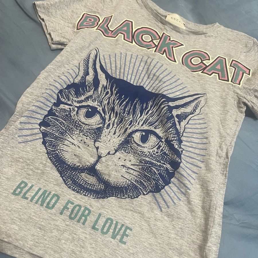 GUCCI T-SHIRT 精品T恤 女童尺寸 貓-4