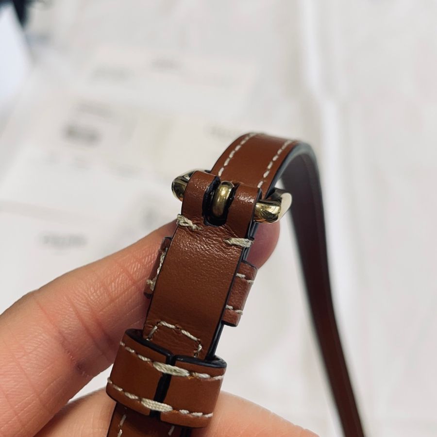 CELINE TRIOMPHE帆布凱旋門LOGO金釦手機包-25