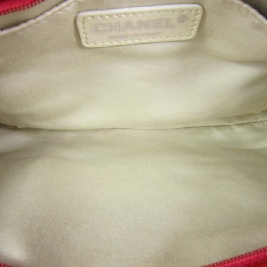 【巴黎站二手名牌專賣店】*現貨*CHANEL 香奈兒 真品*紅色漆皮橫式銀鍊單肩鍊包 手提包-3