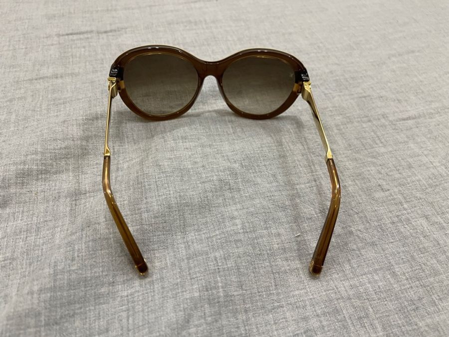 降價 Louis Vuitton金邊貓眼墨鏡-7