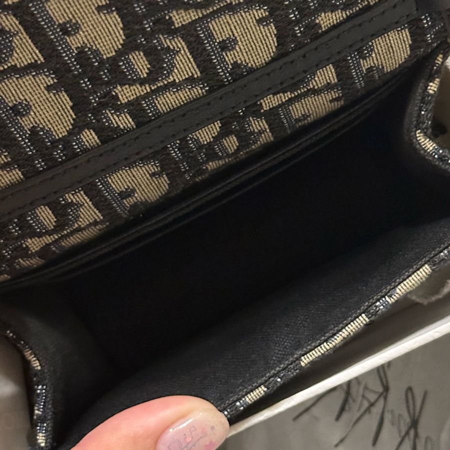 Dior 30 MONTAIGNE經典老花蒙田Nano 迷你鏈條包 可議價-2