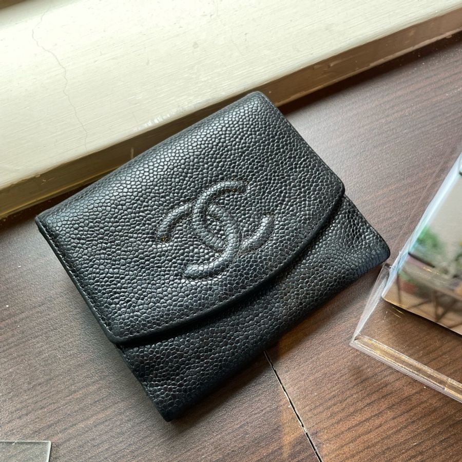 Chanel魚子醬皮夾 Chanel W Hook Caviar Wallet-0