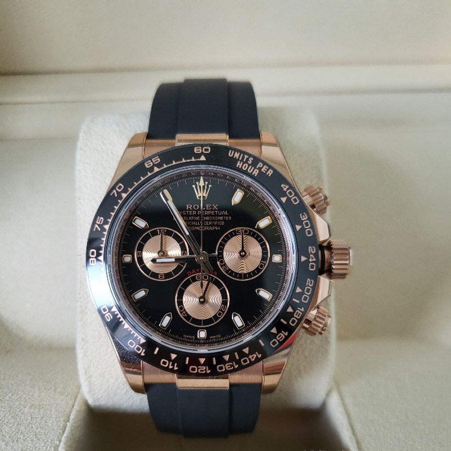 ROLEX Daytona 玫瑰金膠帶 116515LN 98%new-0
