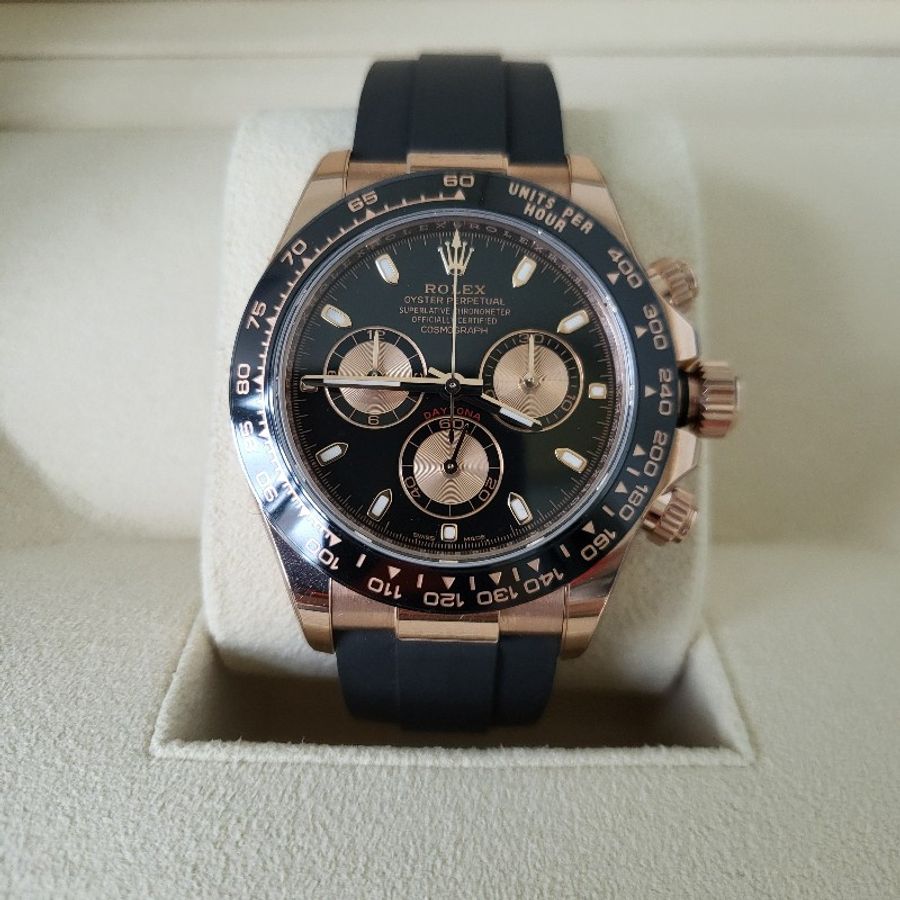 ROLEX Daytona 玫瑰金膠帶 116515LN 98%new-3