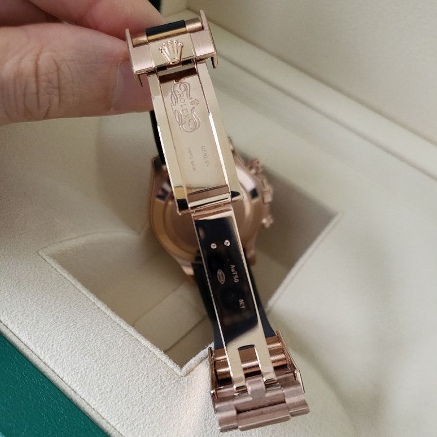 ROLEX Daytona 玫瑰金膠帶 116515LN 98%new-7