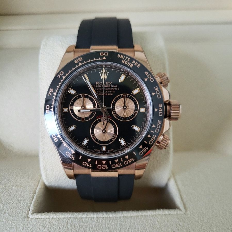 ROLEX Daytona 玫瑰金膠帶 116515LN 98%new-8